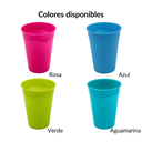 Vaso Olas De Plastico 443 Ml Kitchen Pro Mod. 004003