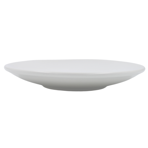 Plato trinche 15 cm sin relieve blanco mate Chena Anfora Especial