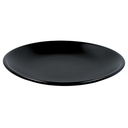 Plato trinche 19 cm sin relieve negro mate Chena Anfora Especial