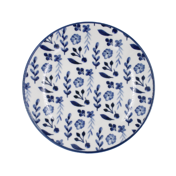 Vajilla de porcelana Anfora Blue Summer 16 piezas