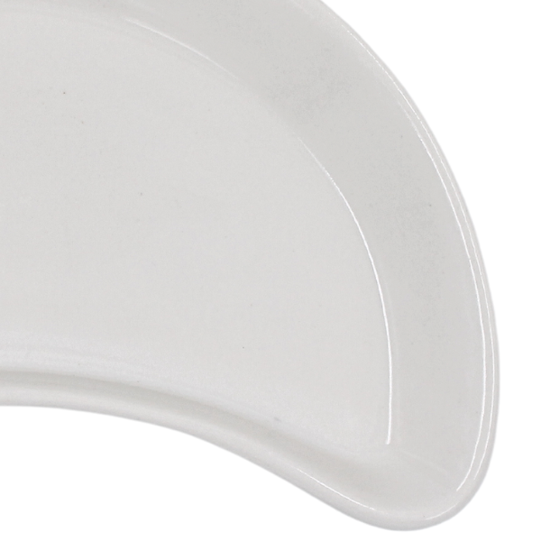 Plato ensalada Media Luna 10 onzas 22 cm Blanco