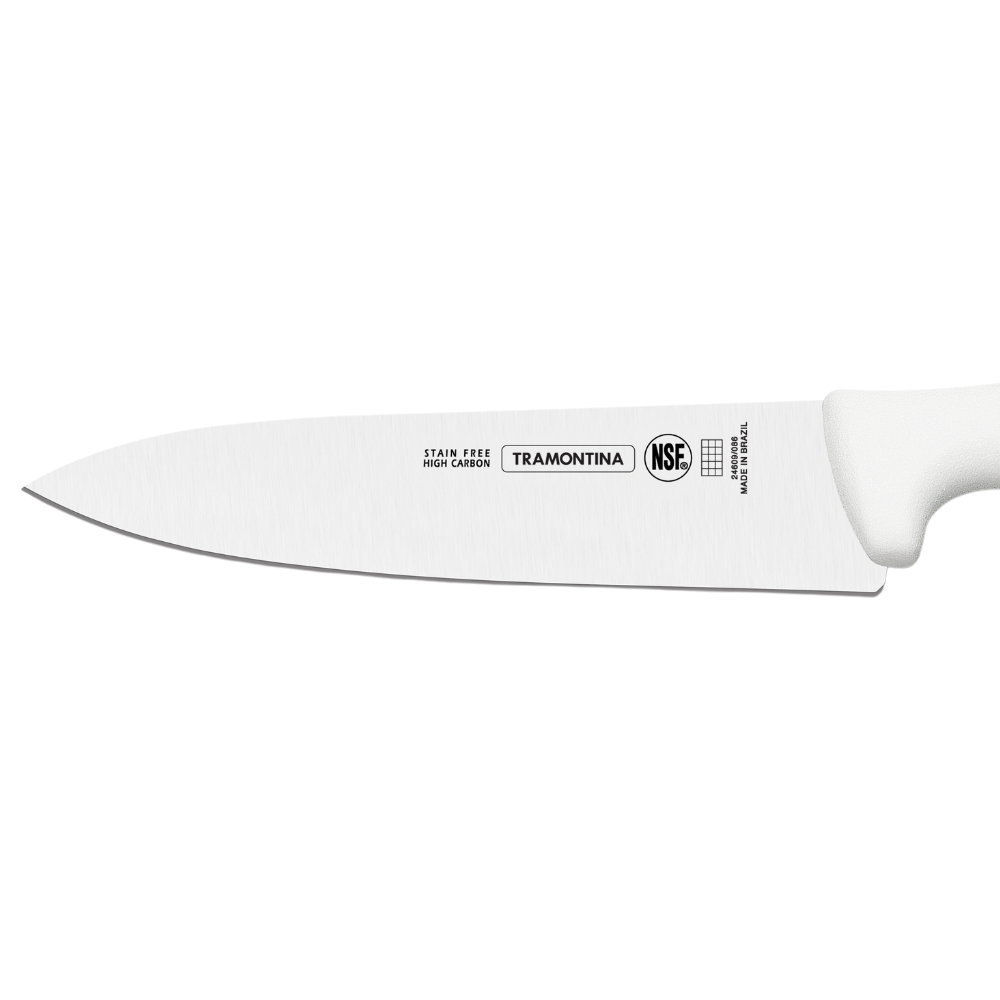 Cuchillo para Chef 10 pulgadas Tramontina mango blanco