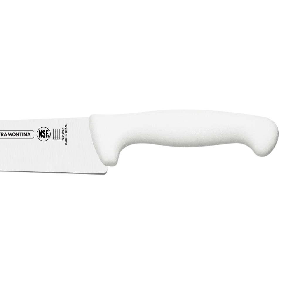 Cuchillo para Chef 10 pulgadas Tramontina mango blanco