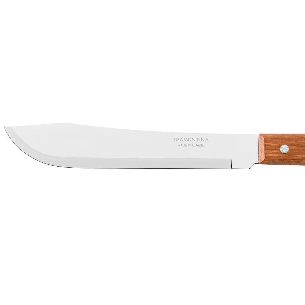 Cuchillo cebollero 8 pulgadas Tramontina Dynamic mango madera natural