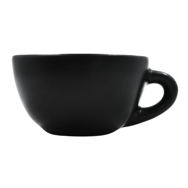 Taza Barista Cappuccino 8 oz Negro Mate