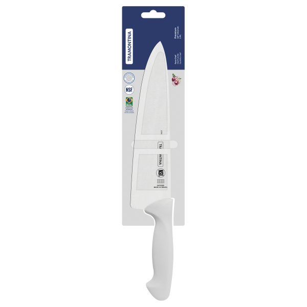 Cuchillo para chef 10 pulgadas blanco Tramontina Premium