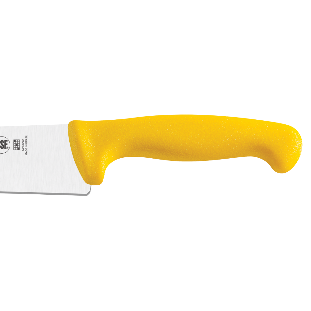 Cuchillo profesional para Chef 8 pulgadas amarillo Tramontina