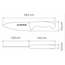 Cuchillo profesional para Chef 6 pulgadas azul Tramontina