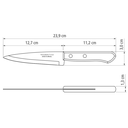 Cuchillo Cocina 5&quot; Mgo Madera@