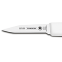 Cuchillo mondador curvo 3 pulgadas Tramontina blanco