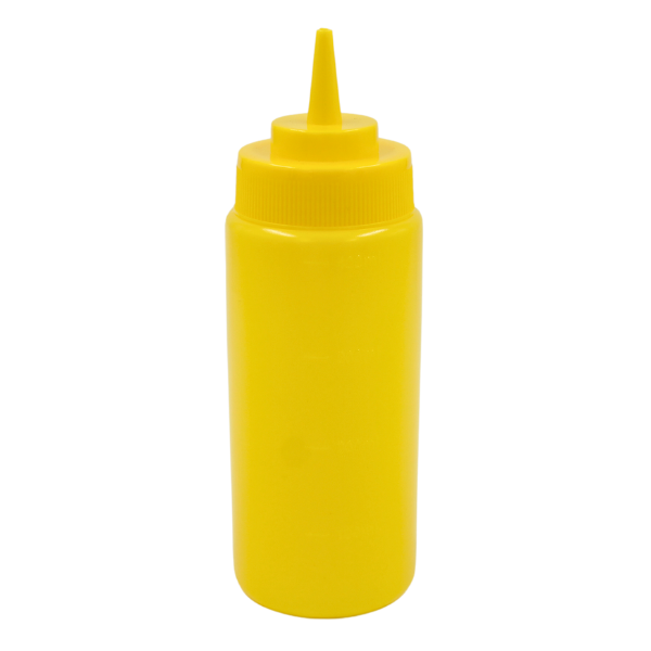   Recipiente Para Aderezo Amarillo 16 Oz@