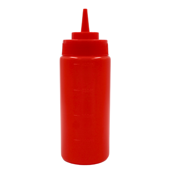   Recipiente Para Aderezo Rojo 16 Oz@