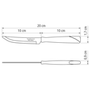 Cuchillo para asado 4 pulgadas New Kolor B lanco Tramontina