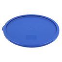 Tapa Azul Para Contenedor  De Policarbonato Redondo 6L@