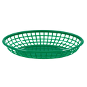 Canasta  Ovalada, Verde (9.25&quot;X5.75&quot;)@