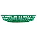 Canasta  Ovalada, Verde (9.25&quot;X5.75&quot;)@