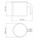 Hervidor de leche 13 cm Tramontina Allegra acero inoxidable