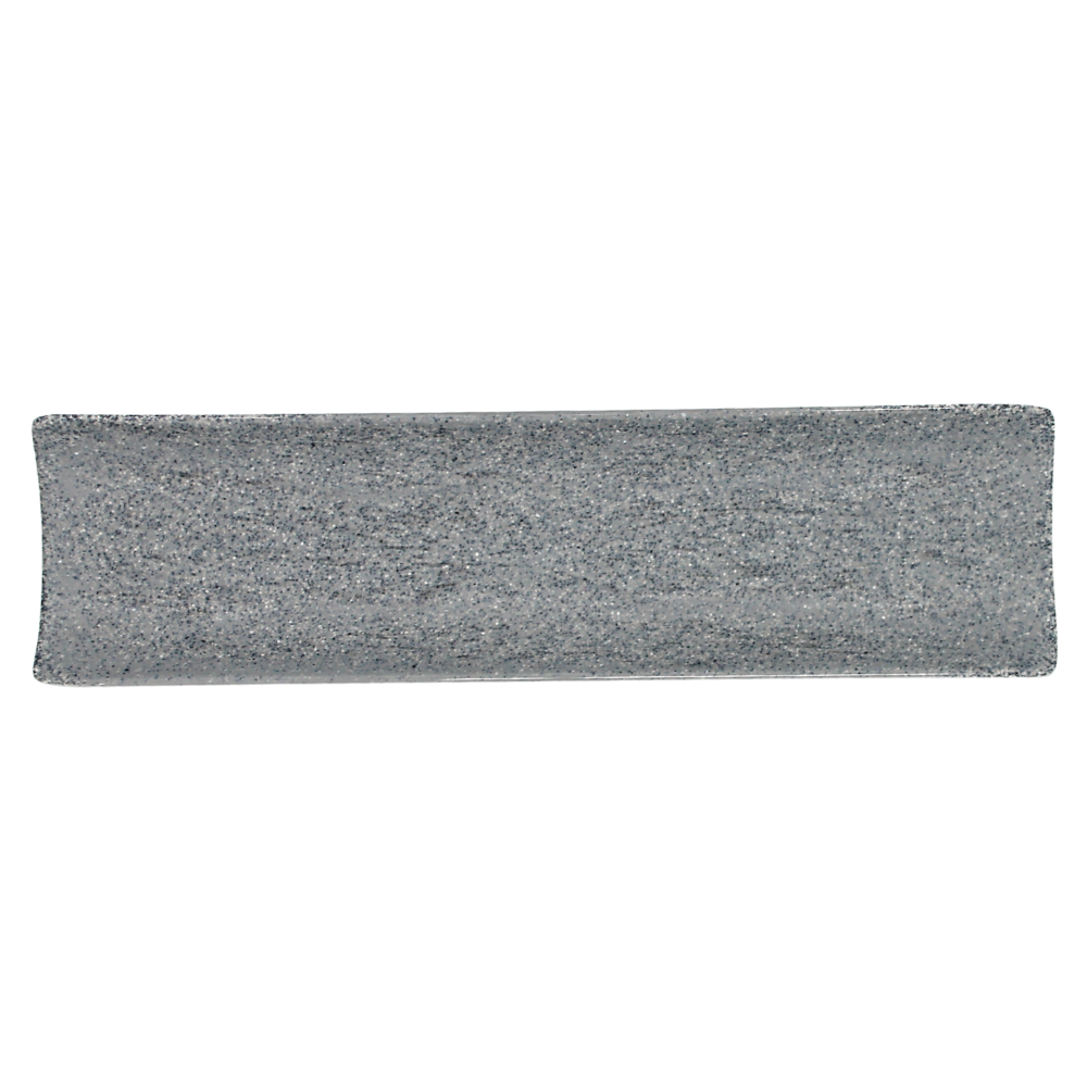 Bandeja Canoa 31 Cm De Melamina Gray Granite@