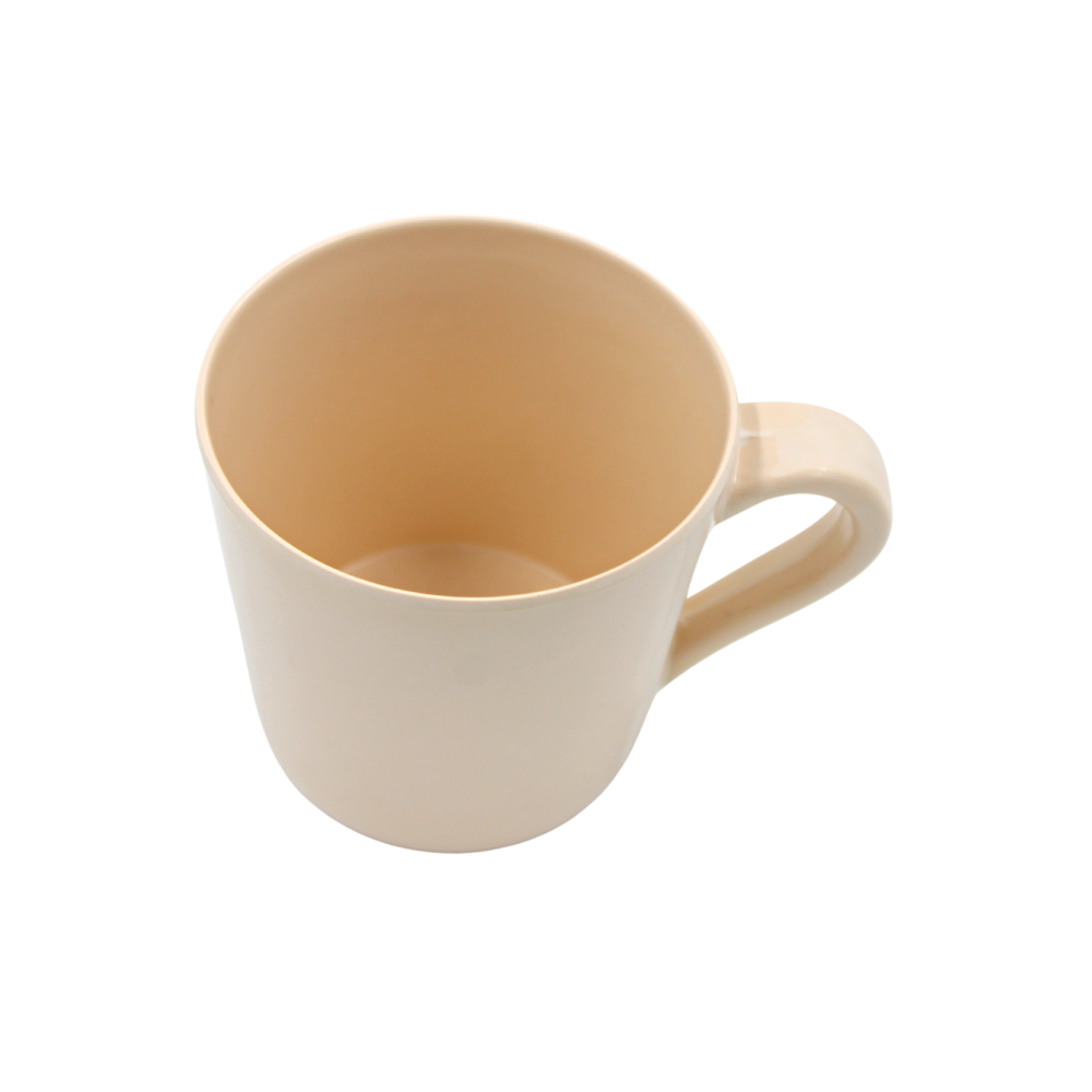 Taza tarro 365 ml melamina Beige