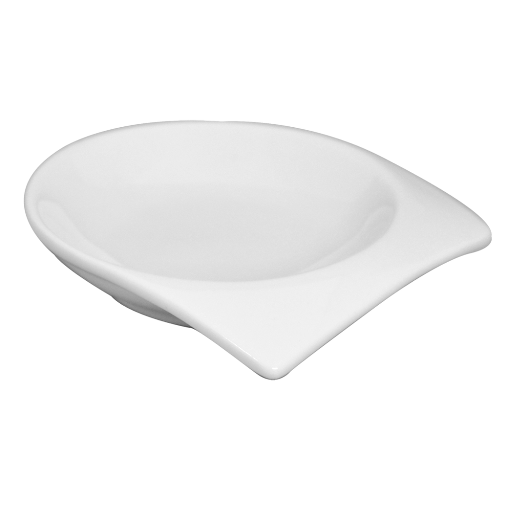 Plato para tapas lado recto 9.5 cm Ranieri porcelana