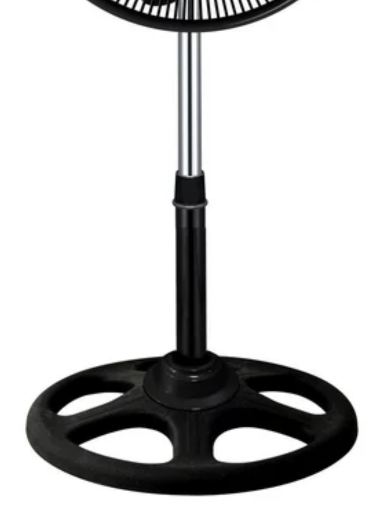 Ventilador de pedestal 5 aspas 18&quot; pulgadas negro American