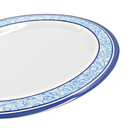 Plato oval 14&quot; melamina Formosa azul