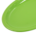 Plato oval 11.5&quot; 29 cm melamina verde