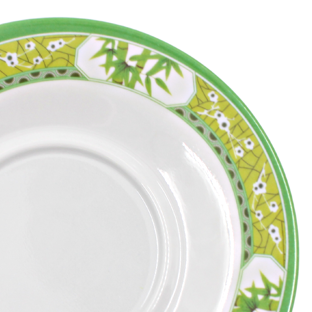 Plato para taza 15 cm melamina Bambú Verde Clorofila