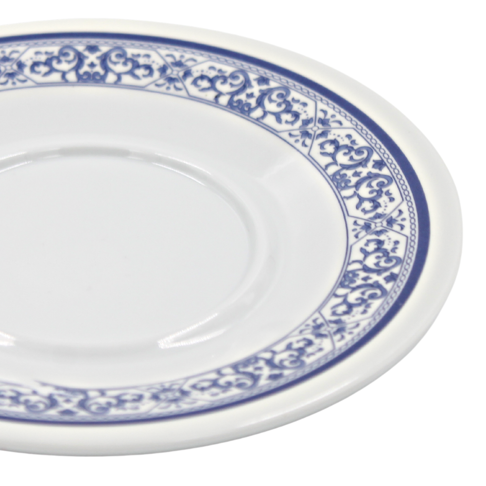 Plato para taza 15 cm melamina talavera azul