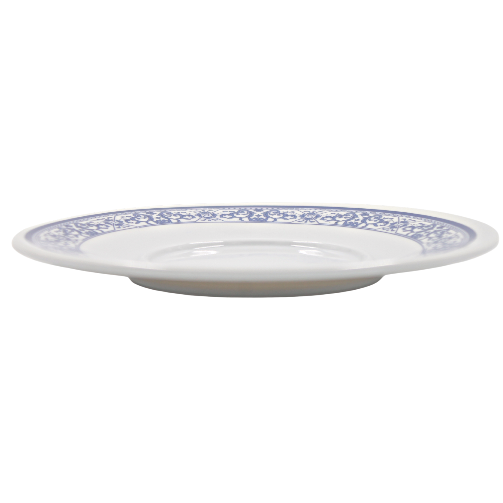 Plato para taza 15 cm melamina talavera azul