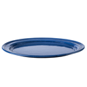 Plato plano de peltre 30 cm Azul Real Nevado