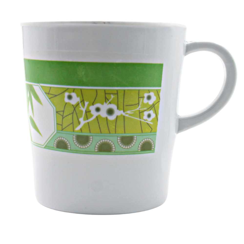 Tarro / taza de melamina Bambú Verde Clorofila