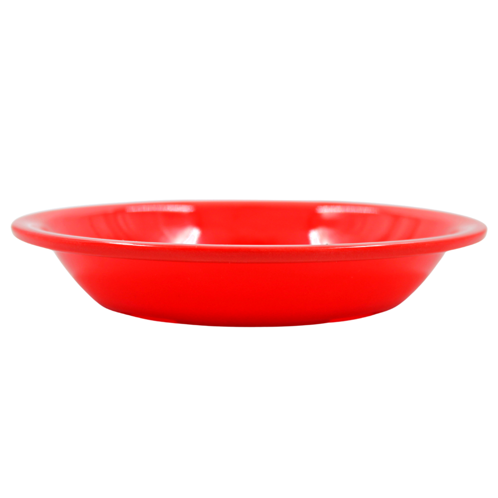 Plato sopero 7.5&quot; 19 cm melamina rojo