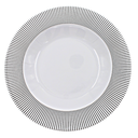 Plato sopero 10.5&quot; 26 cm melamina Premium Elegantza Gris