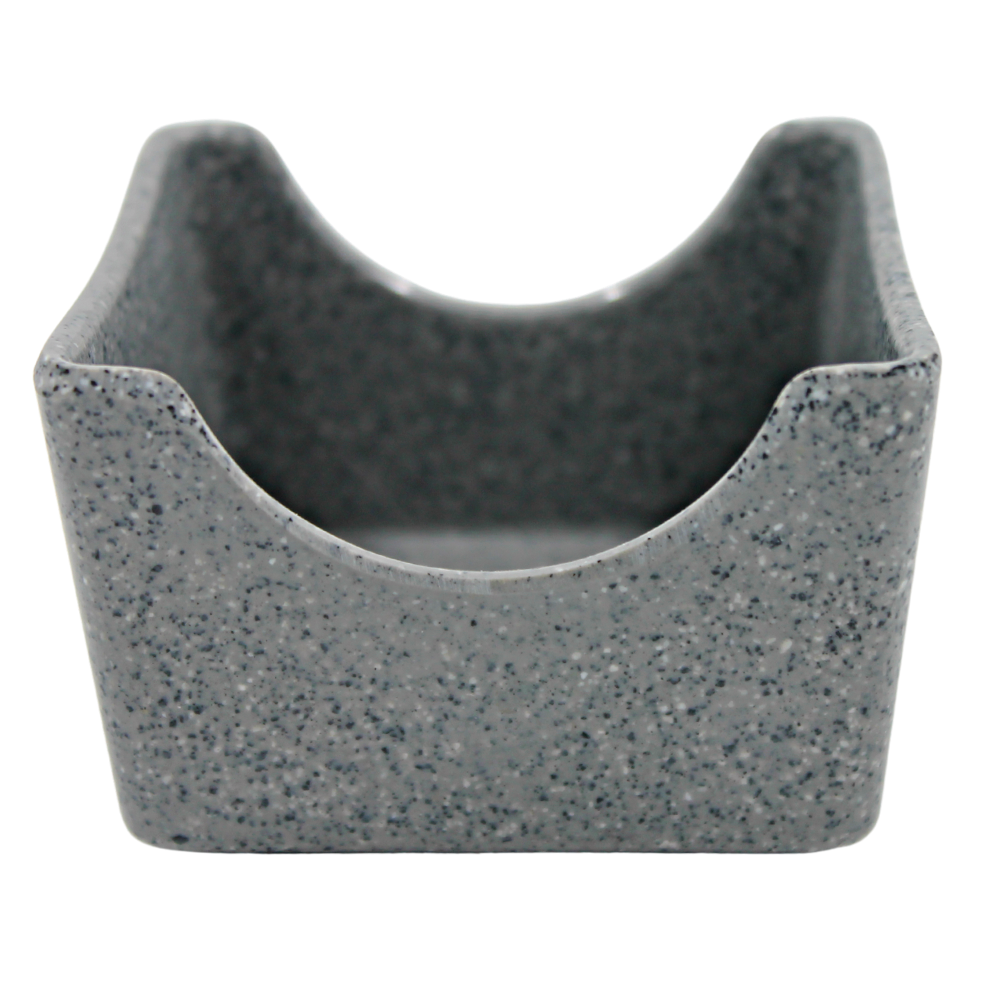 Azucarera para sobres 7.5 cm Melamina Gray Granite