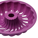 Molde de silicón ondulado 25 cm Morado Press