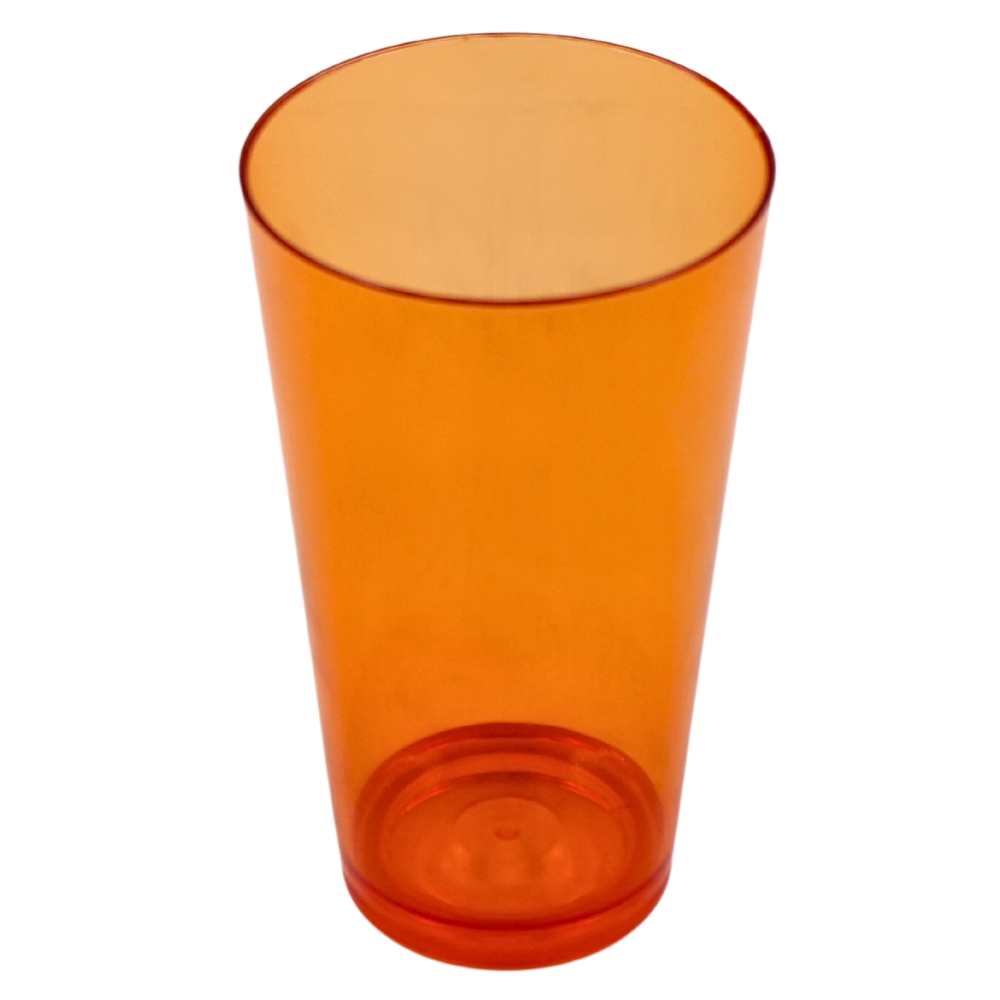 Vaso universal de polipropileno naranja 18 onzas