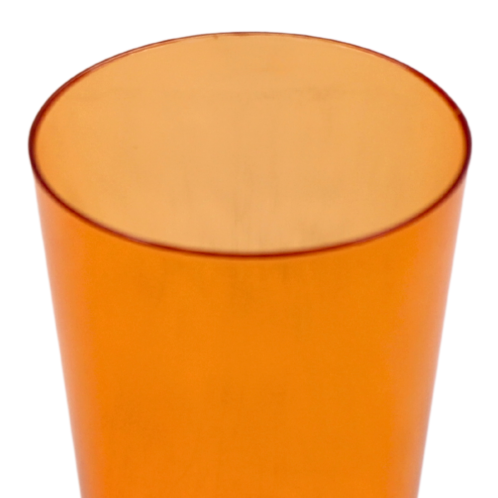 Vaso universal de polipropileno naranja 18 onzas