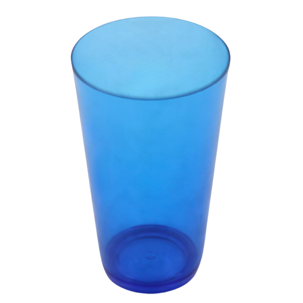 Vaso universal de polipropileno azul 18 onzas