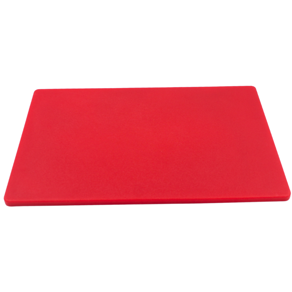 Tabla Para Picar De Plastico Rojo 45X30X1.27Cm / 12&quot;X18&quot;X1/2&quot;@