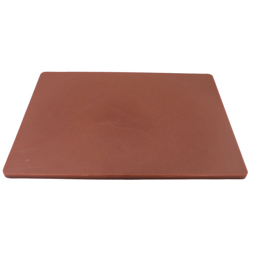 Tabla Para Picar De Plastico Cafe 50X38X1.27 Cm / 15&quot;X20&quot;X1/2&quot;@