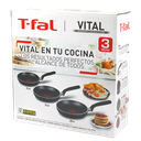 Juego De Sartenes 3Pzs. Vital 24, 26 Y 30 Cm