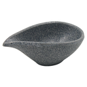 Platito para tapas 9 cm Melamina Gray Granite Tavola (50)