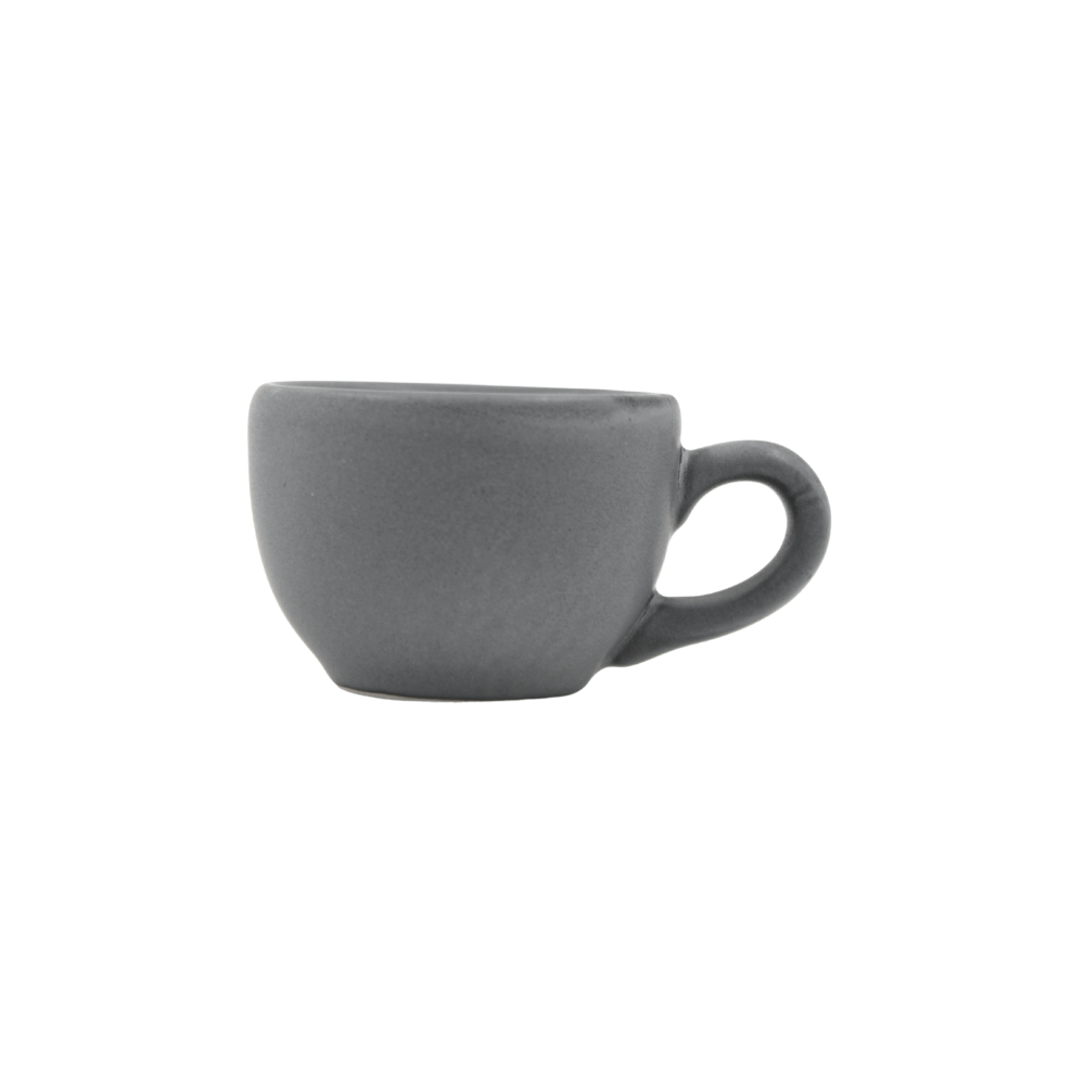 Taza espresso 3 onzas 88 ml Panera Gris Denali Mate Anfora