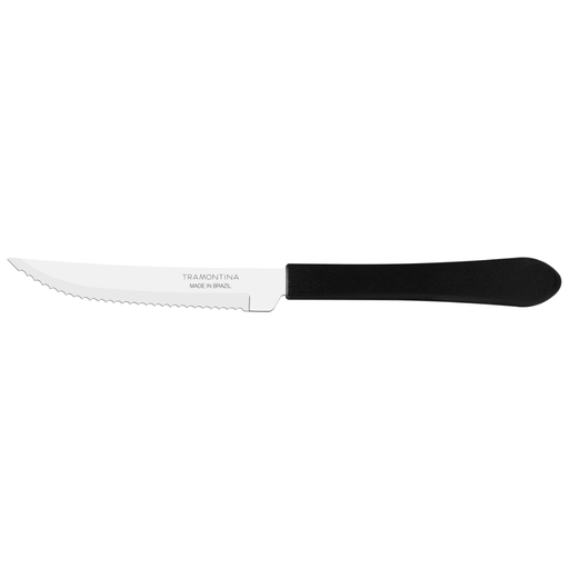 Cuchillo asado negro Tramontina Leme 4 pulgadas