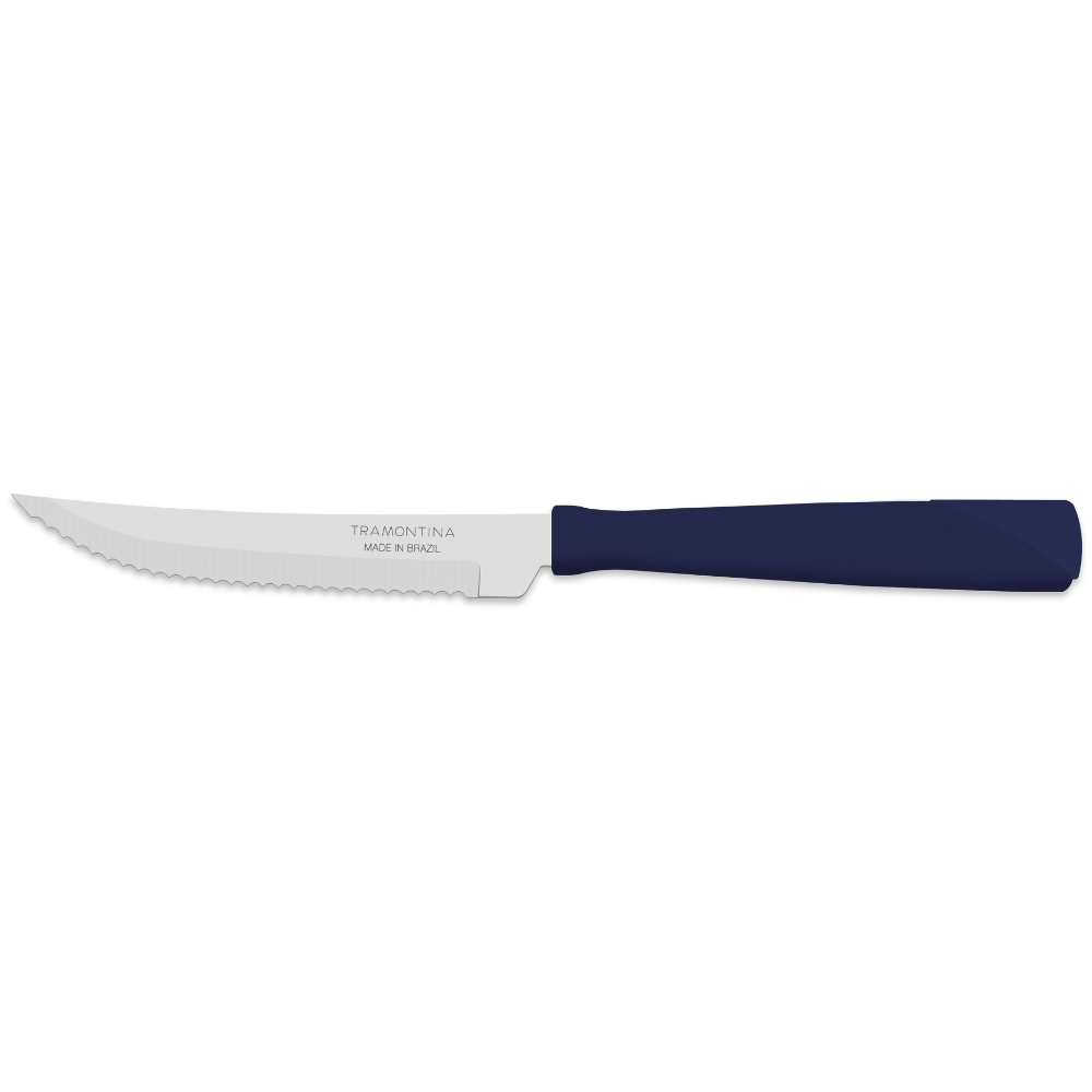 Cuchillo para asado 4 pulgadas New Kolor Azul Tramontina