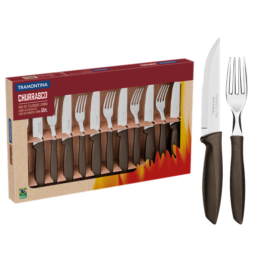 Juego para asado Jumbo 12 piezas Plenus Tramontina