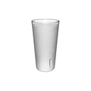 Vaso refresquero 20 onzas 600 ml de Policarbonato natural texturizado @