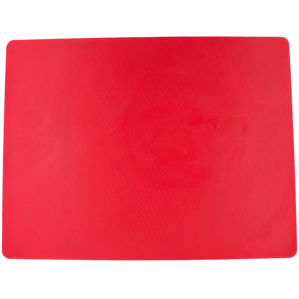 Tabla para picar de plástico rojo 50x38x1.27 cm / 15&quot;x20&quot;x1/2&quot;@