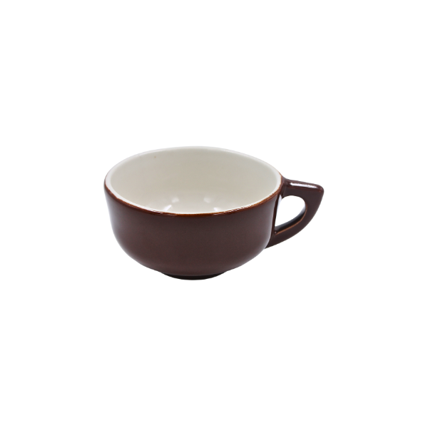 Taza sopera Jumbo 14 onzas Café chocolate/Blanco 15.5 cm